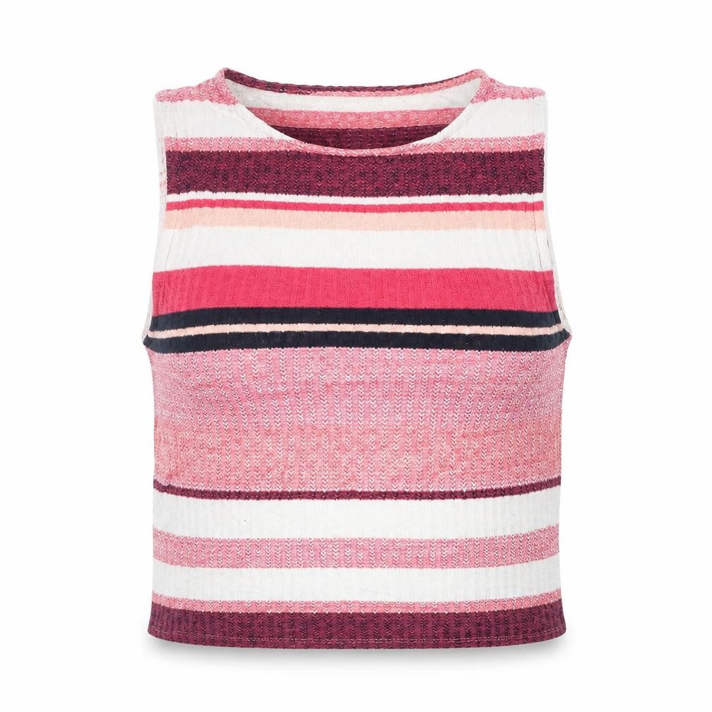 Womens UK Size 10 New Look Pink Cropped Blouse