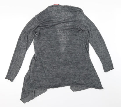 Womens UK Size 12 Miso Grey Cardigan Jumper