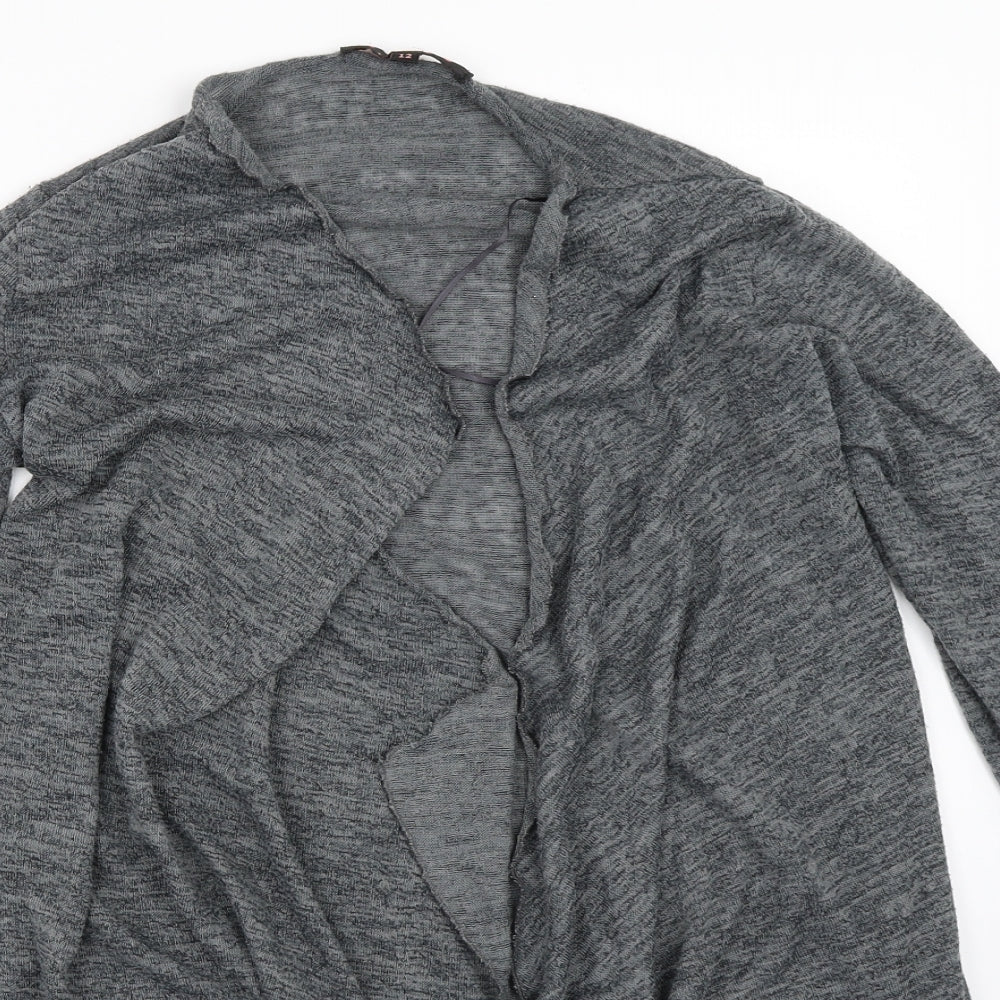 Womens UK Size 12 Miso Grey Cardigan Jumper