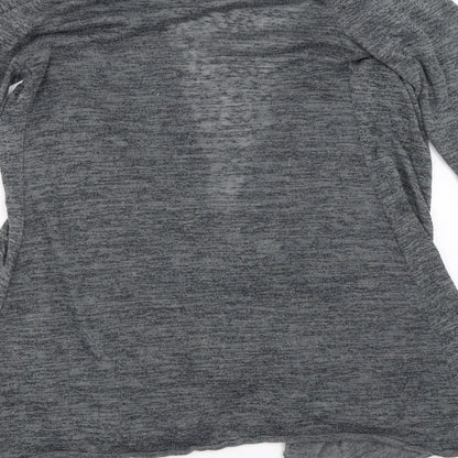 Womens UK Size 12 Miso Grey Cardigan Jumper
