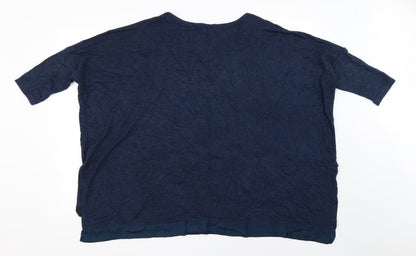 Art Womens Blue   Pullover Jumper Size S
