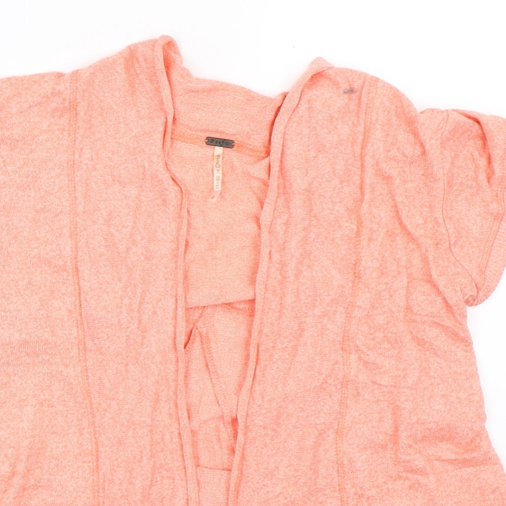 Womens UK Size S Poof Pink Cardigan Jumper