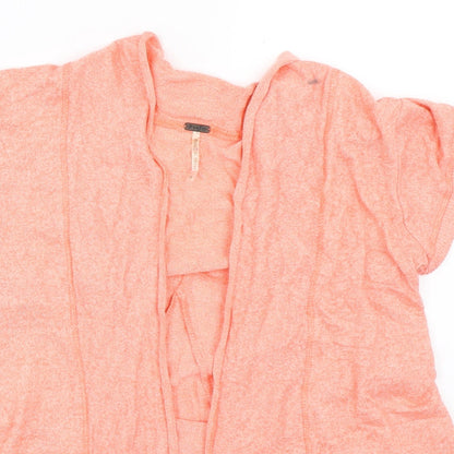 Womens UK Size S Poof Pink Cardigan Jumper