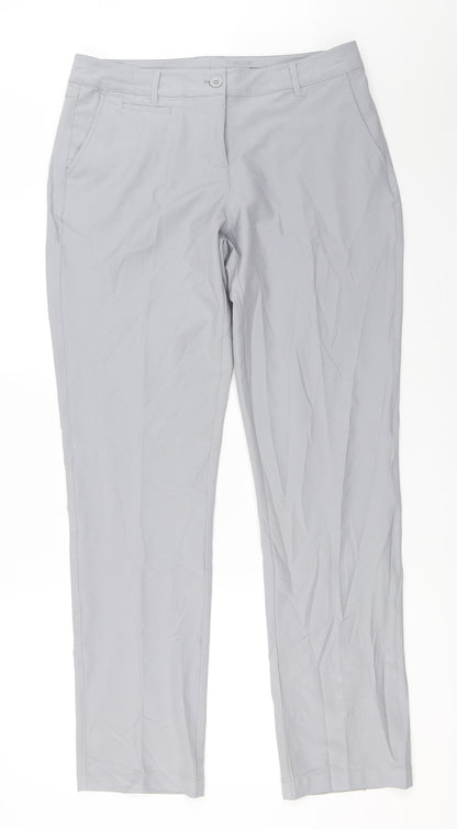 Lesmart Womens Grey   Trousers  Size 10 L32 in