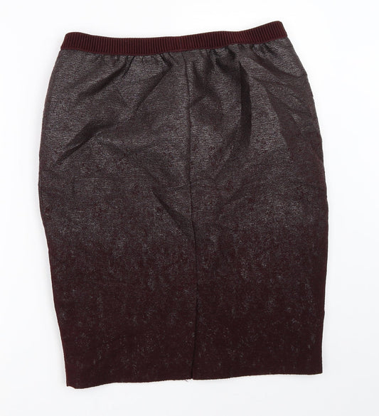 H&M Womens Red   Straight & Pencil Skirt Size 38