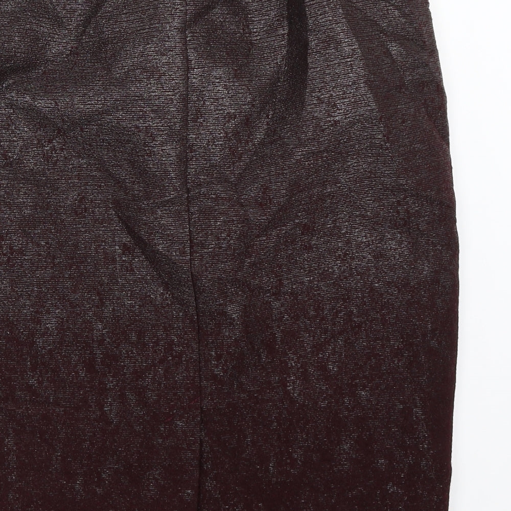 H&M Womens Red   Straight & Pencil Skirt Size 38