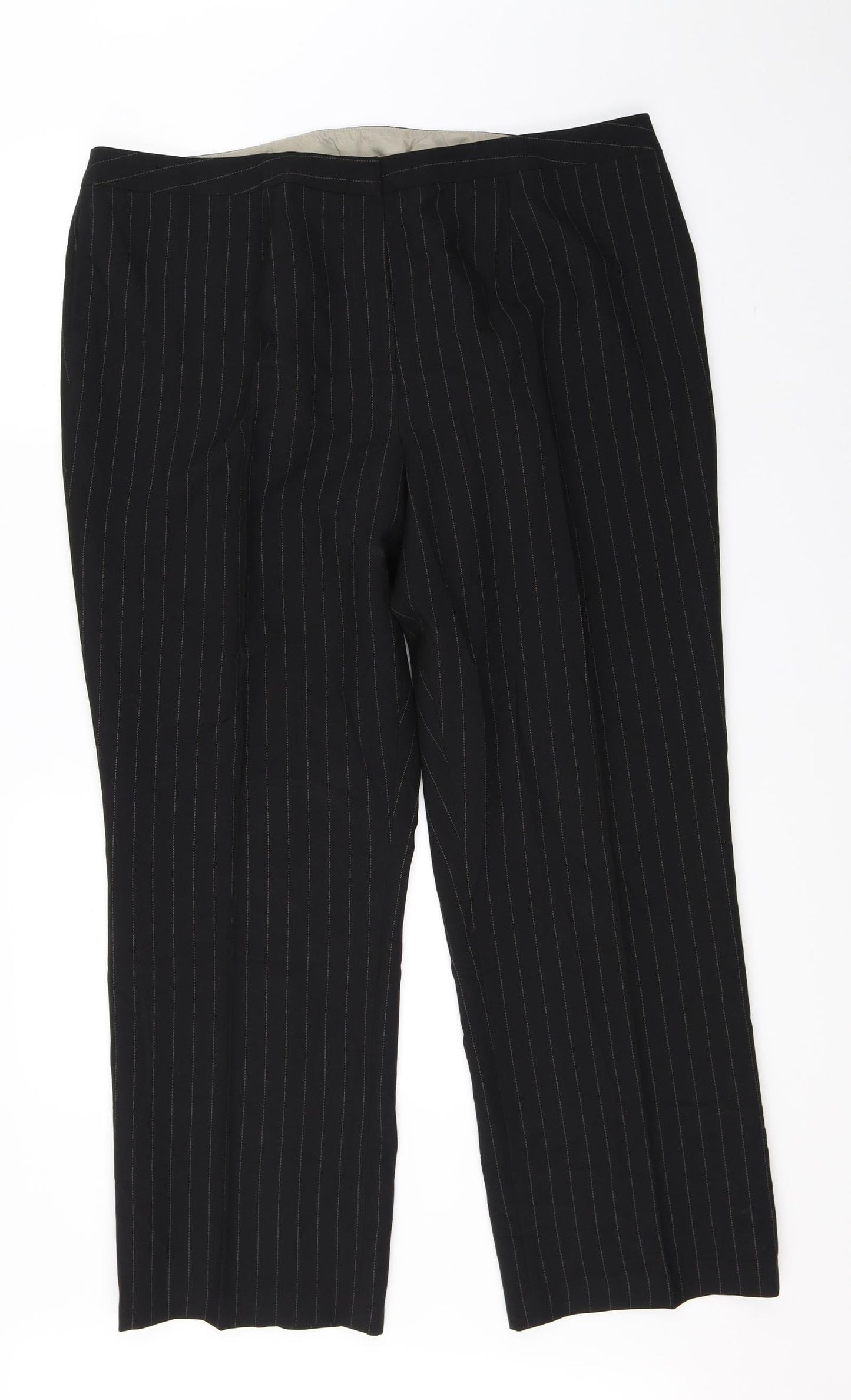 Womens UK Size 20 essence Regular Fit  Black Trousers