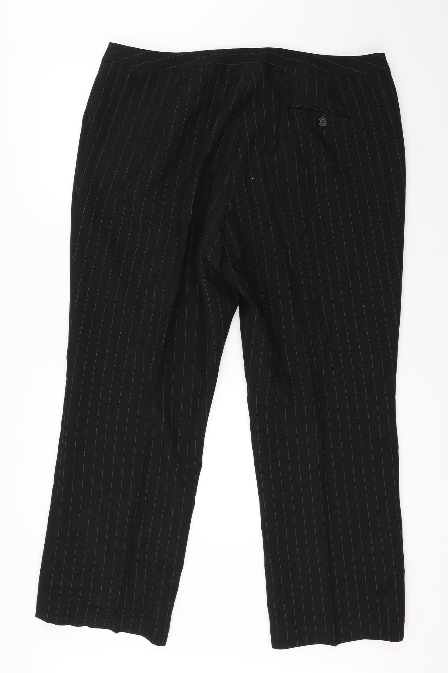 Womens UK Size 20 essence Regular Fit  Black Trousers