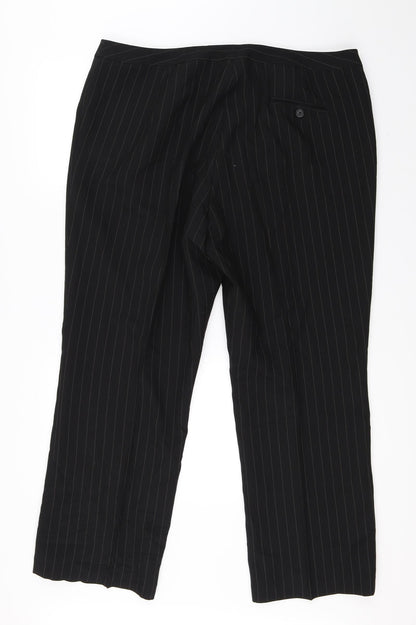 Womens UK Size 20 essence Regular Fit  Black Trousers