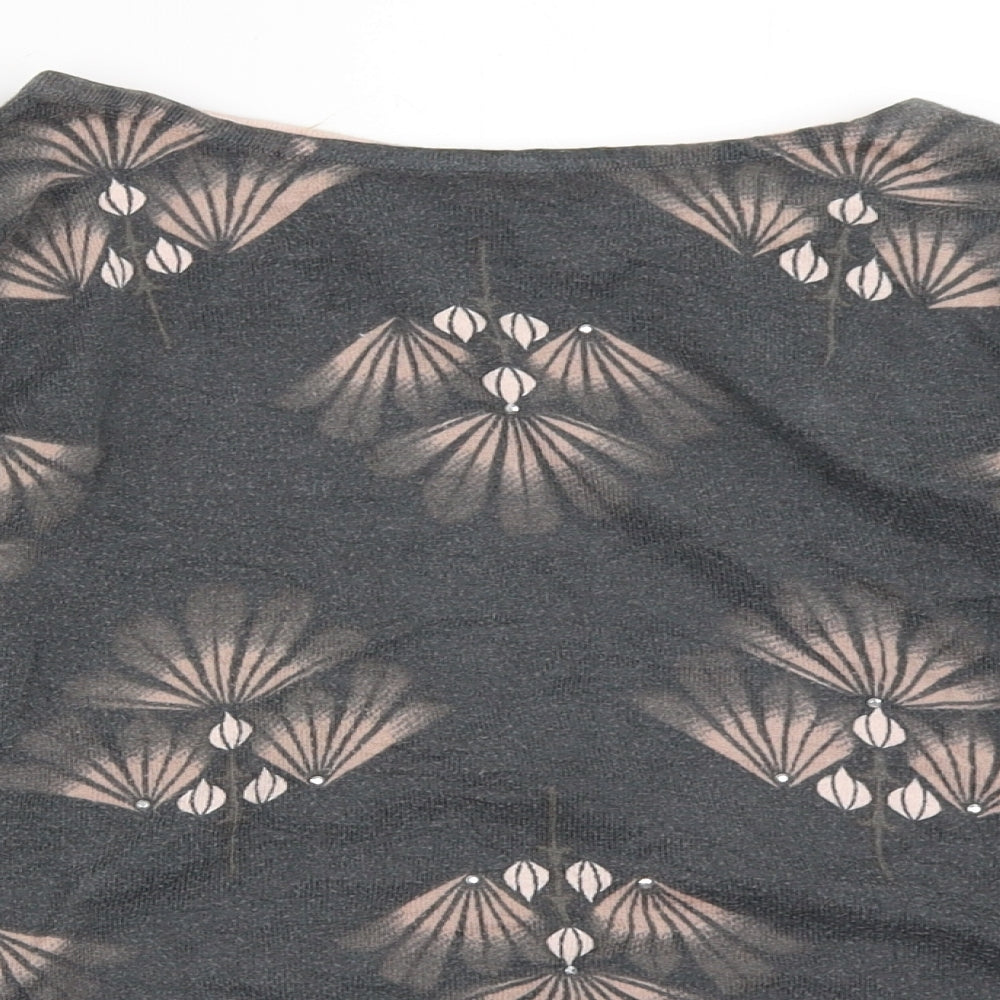 Womens UK Size 10 NEXT Grey Pullover Jumper