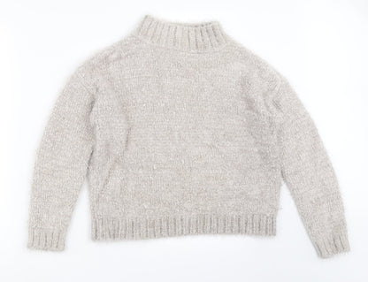 Womens UK Size M Atmosphere Grey Pullover Jumper