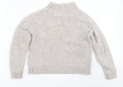 Womens UK Size M Atmosphere Grey Pullover Jumper