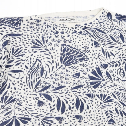 Debenhams Womens White   Pullover Jumper Size 10