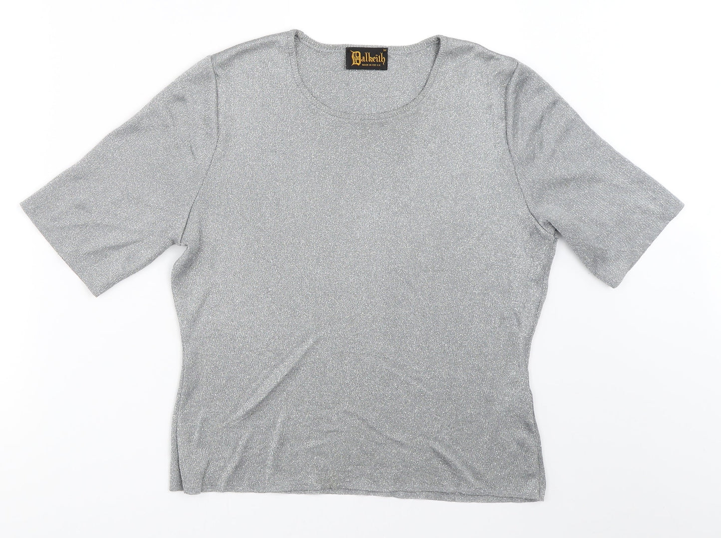 Balkeith Womens Silver   Pullover Jumper Size M