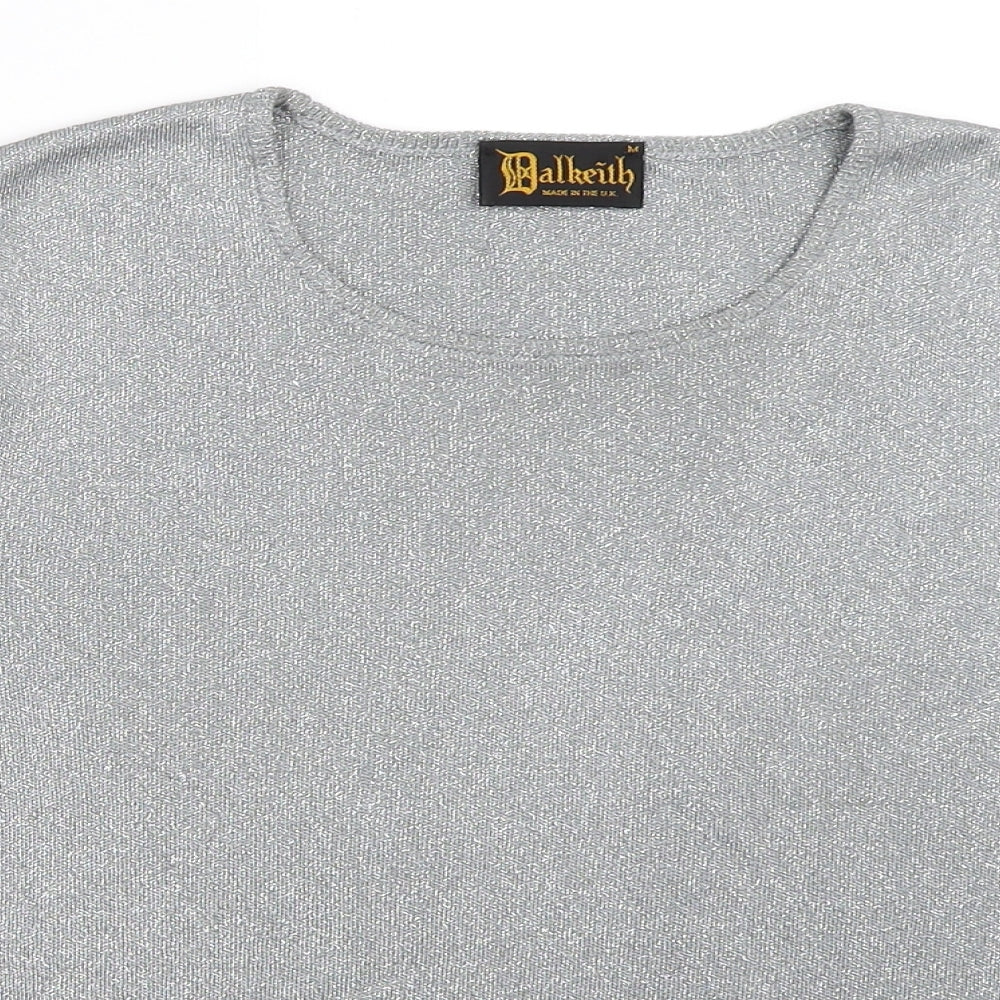 Balkeith Womens Silver   Pullover Jumper Size M
