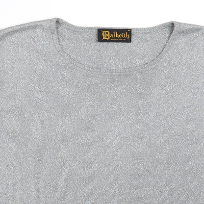 Balkeith Womens Silver   Pullover Jumper Size M