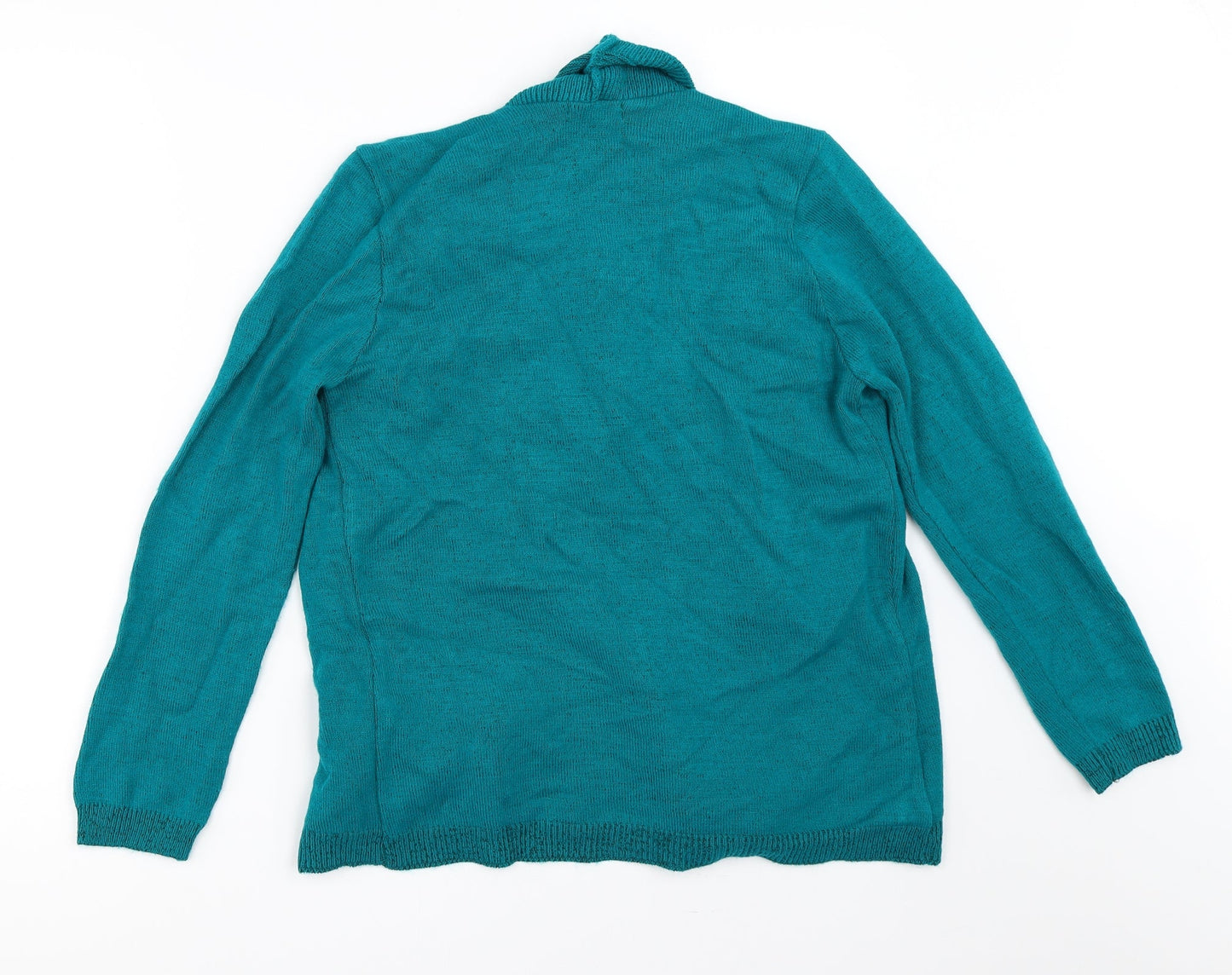 Womens UK Size S Insight Blue Cardigan Jumper