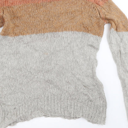 Womens UK Size 10 Dorothy Perkins Grey Pullover Jumper