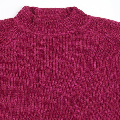 Womens UK Size 12 F&F Pink Pullover Jumper