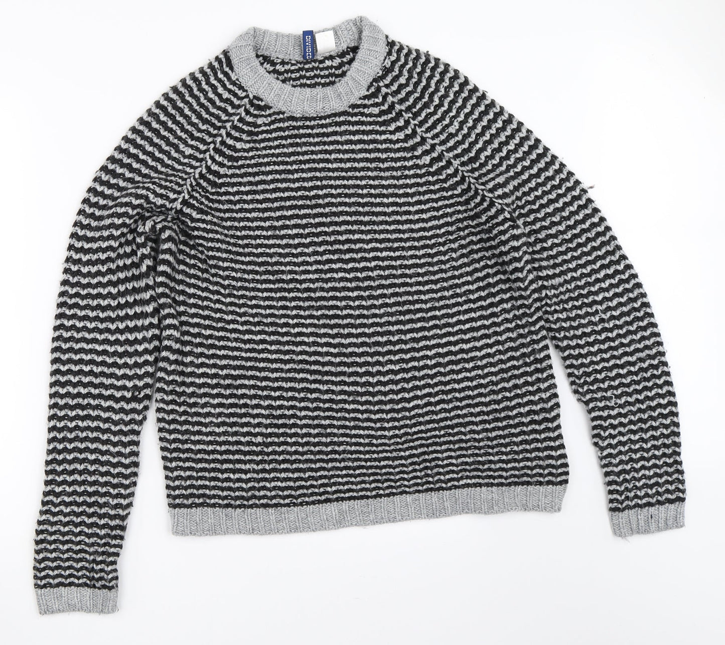 Womens UK Size S H&M Grey Pullover Jumper