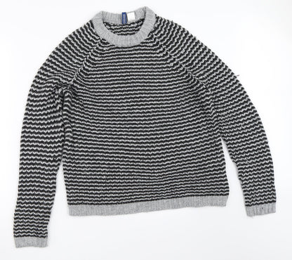 Womens UK Size S H&M Grey Pullover Jumper