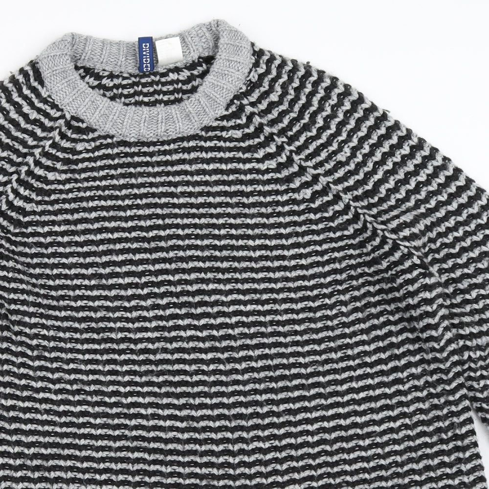Womens UK Size S H&M Grey Pullover Jumper