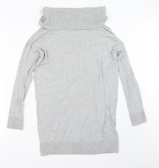 Womens UK Size XS Only Grey Pullover Jumper
