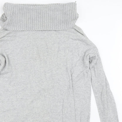 Womens UK Size XS Only Grey Pullover Jumper