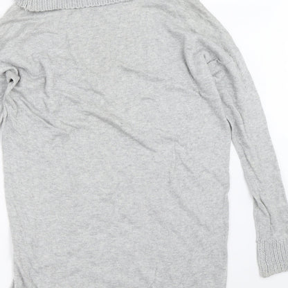 Womens UK Size XS Only Grey Pullover Jumper