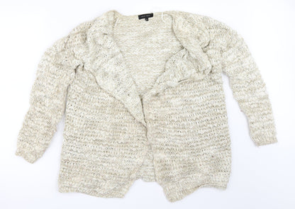 Womens UK Size S New Look Beige Cardigan Jumper