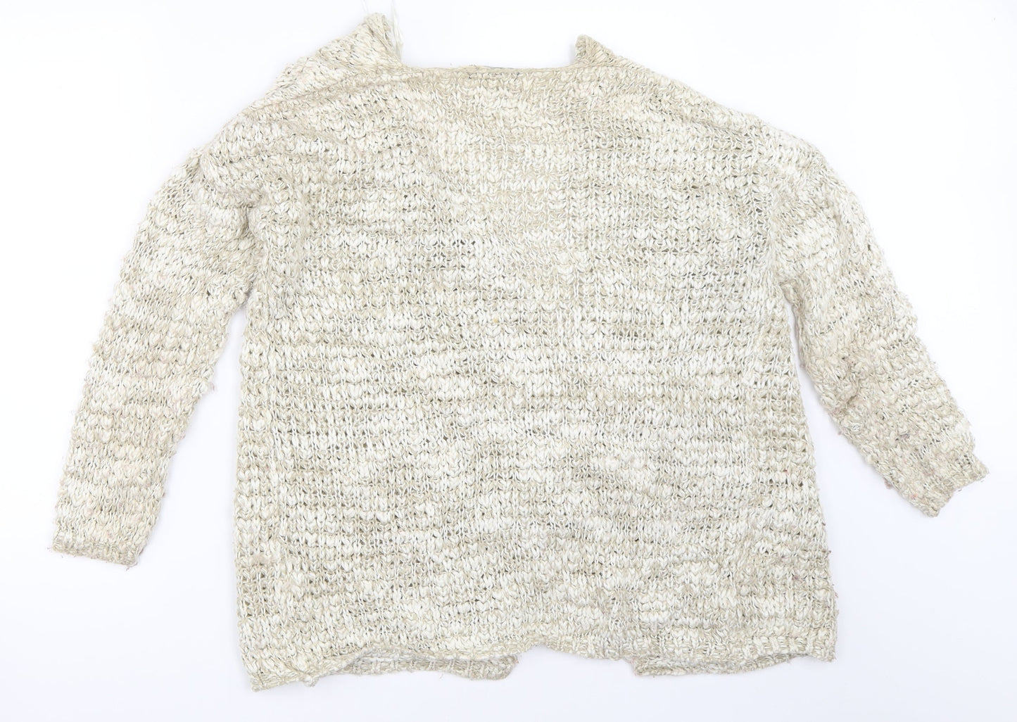 Womens UK Size S New Look Beige Cardigan Jumper