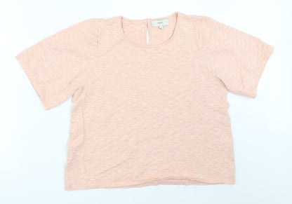Womens UK Size 14 NEXT Pink Basic T-Shirt