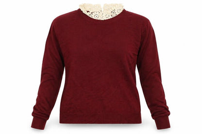 Womens UK Size S H&M Red Pullover Jumper