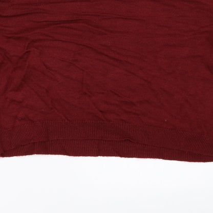 Womens UK Size S H&M Red Pullover Jumper