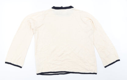 Capsule Womens Ivory   Pullover Jumper Size M