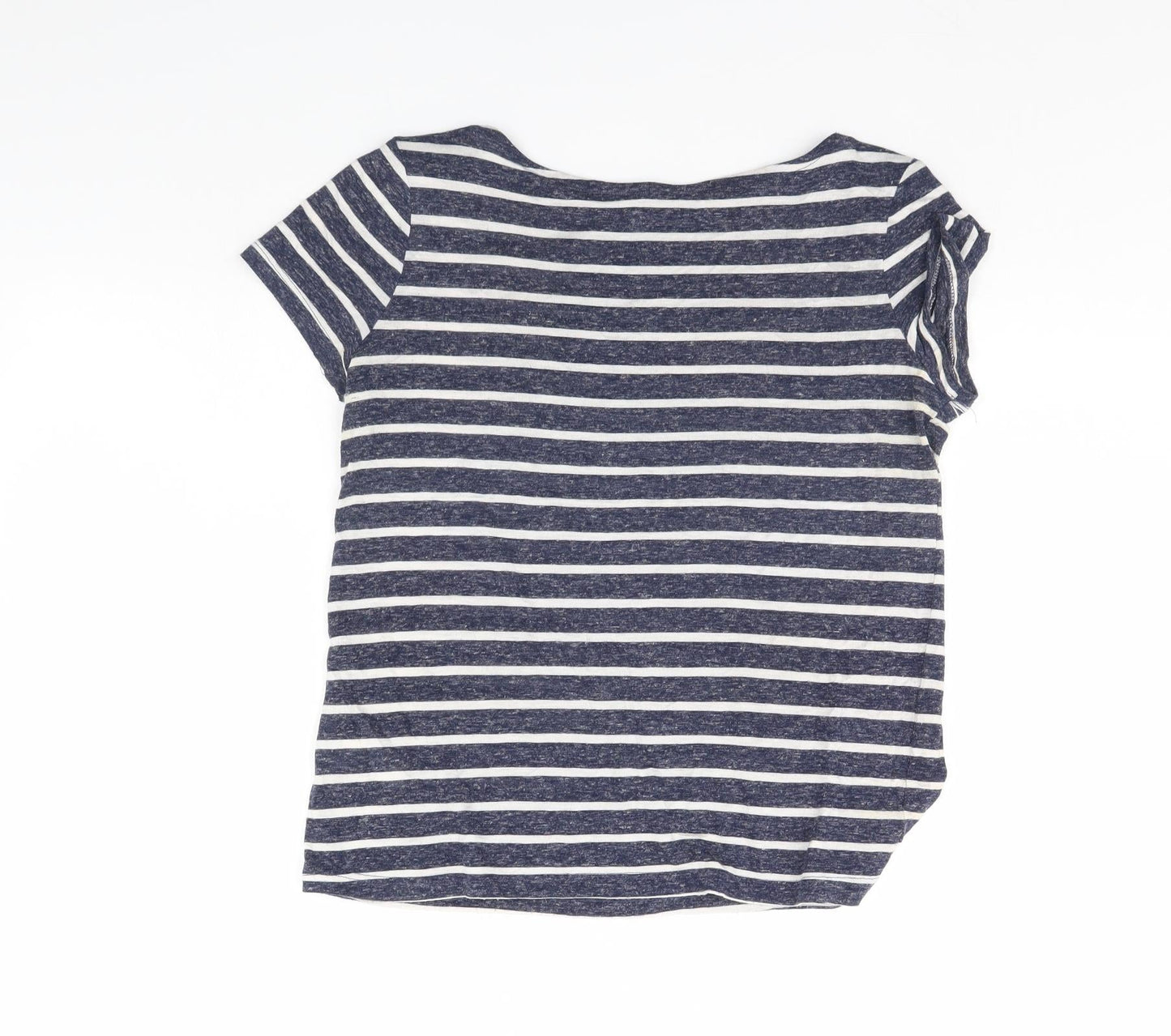 Womens UK Size 6 Atmosphere Blue Cropped T-Shirt