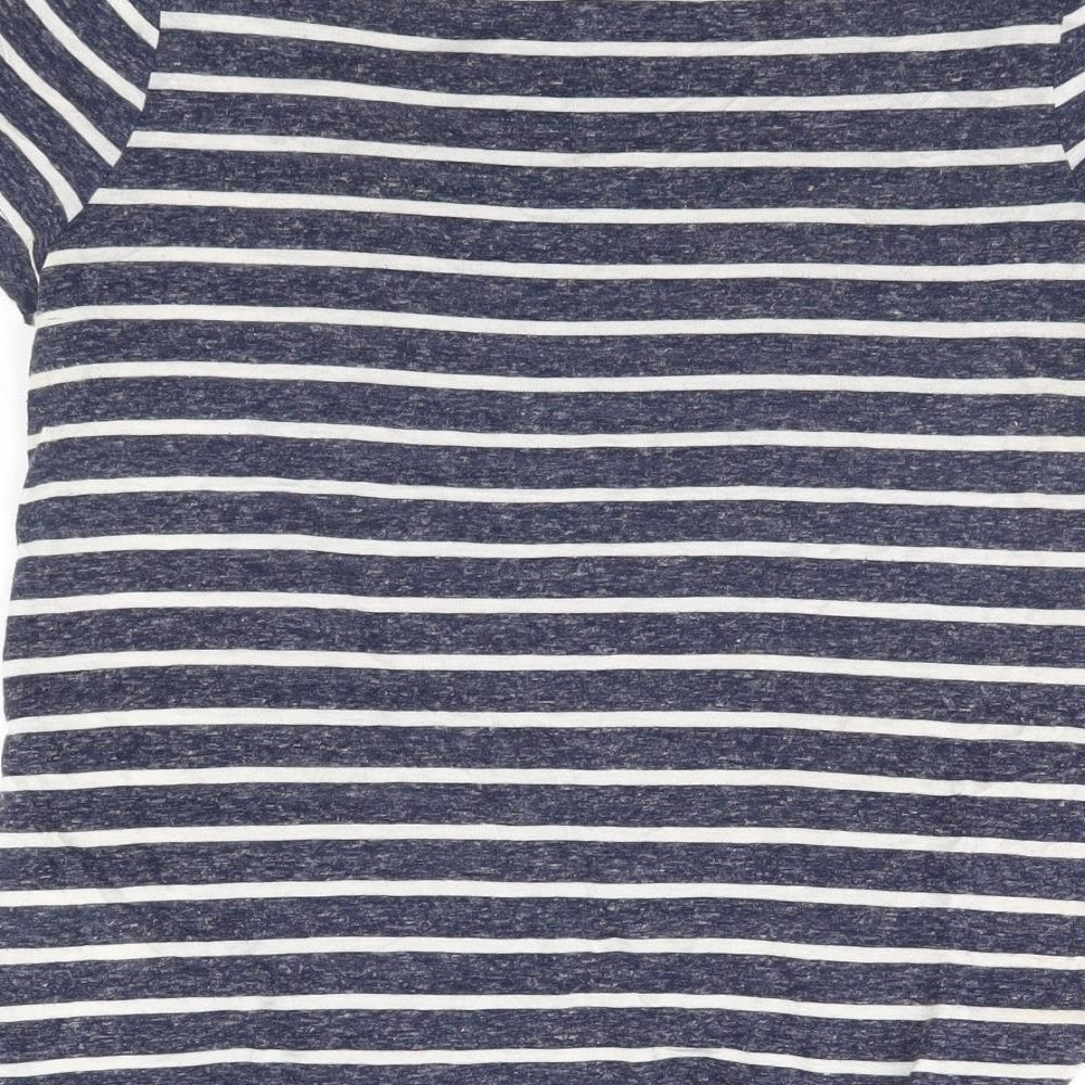 Womens UK Size 6 Atmosphere Blue Cropped T-Shirt