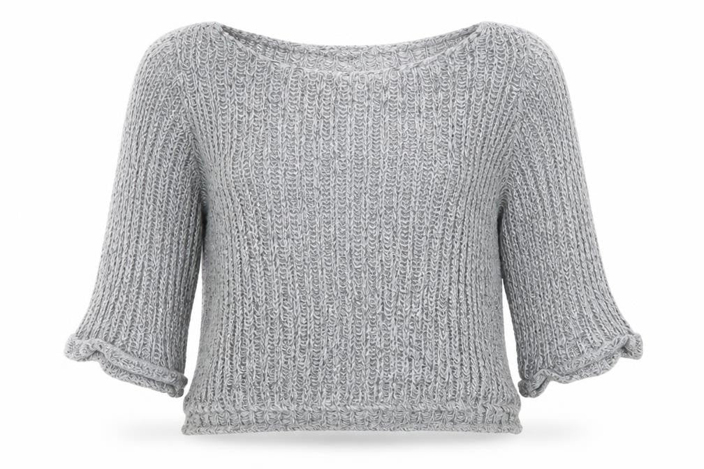 Womens UK Size 10 Topshop Grey Pullover Jumper