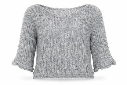 Womens UK Size 10 Topshop Grey Pullover Jumper