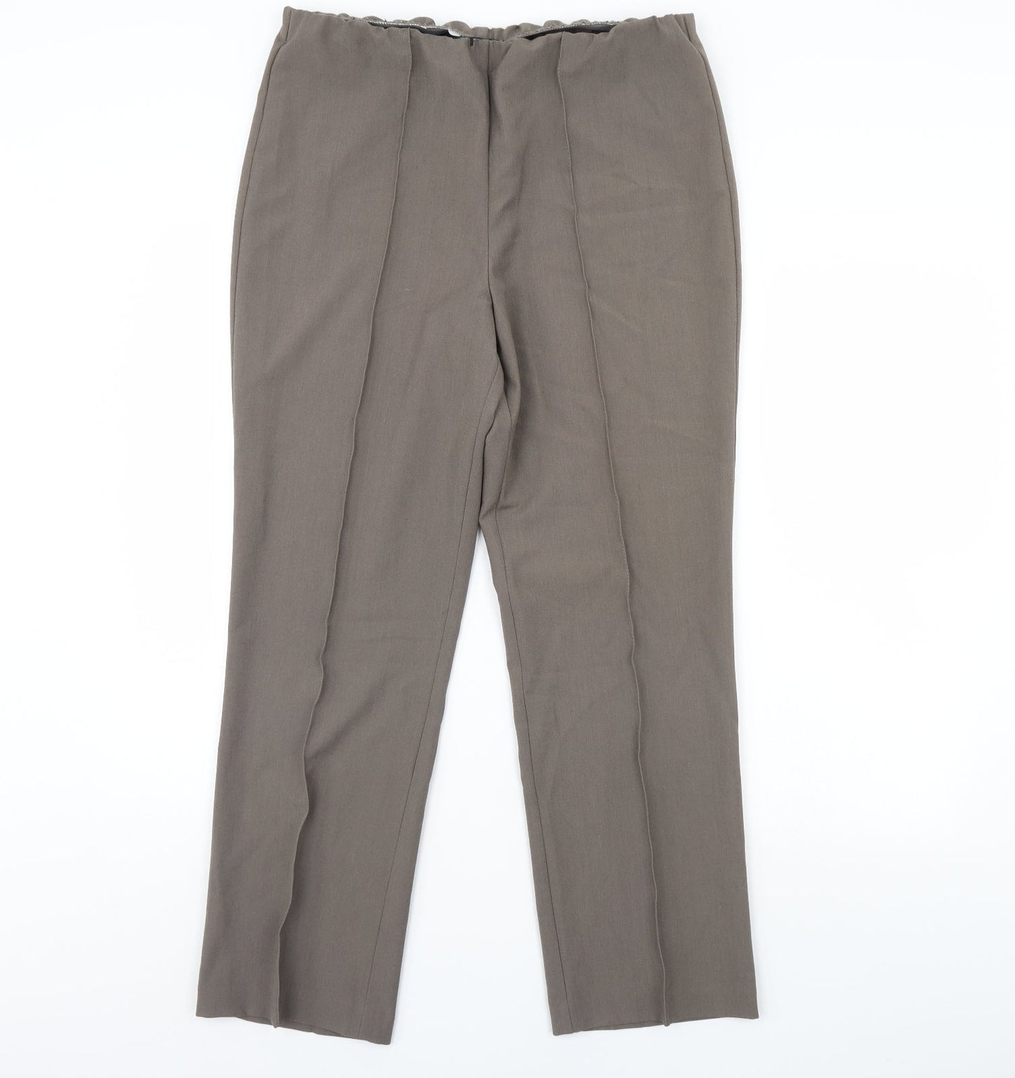 Bonmarché Womens Brown   Trousers  Size 14 L29 in