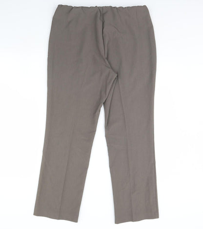 Bonmarché Womens Brown   Trousers  Size 14 L29 in
