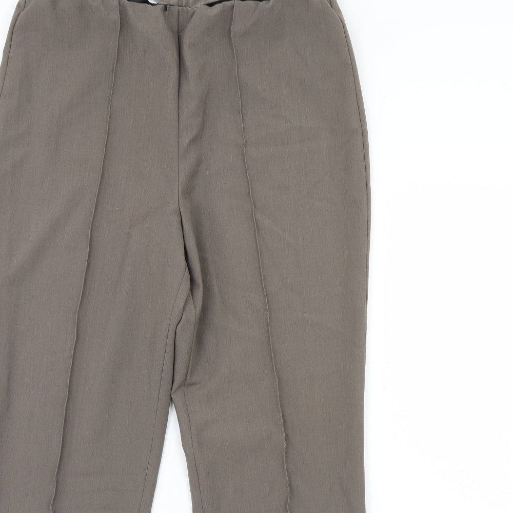 Bonmarché Womens Brown   Trousers  Size 14 L29 in