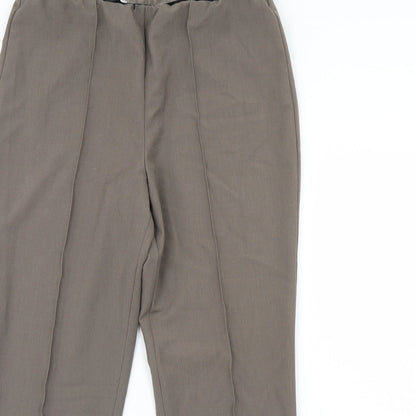 Bonmarché Womens Brown   Trousers  Size 14 L29 in