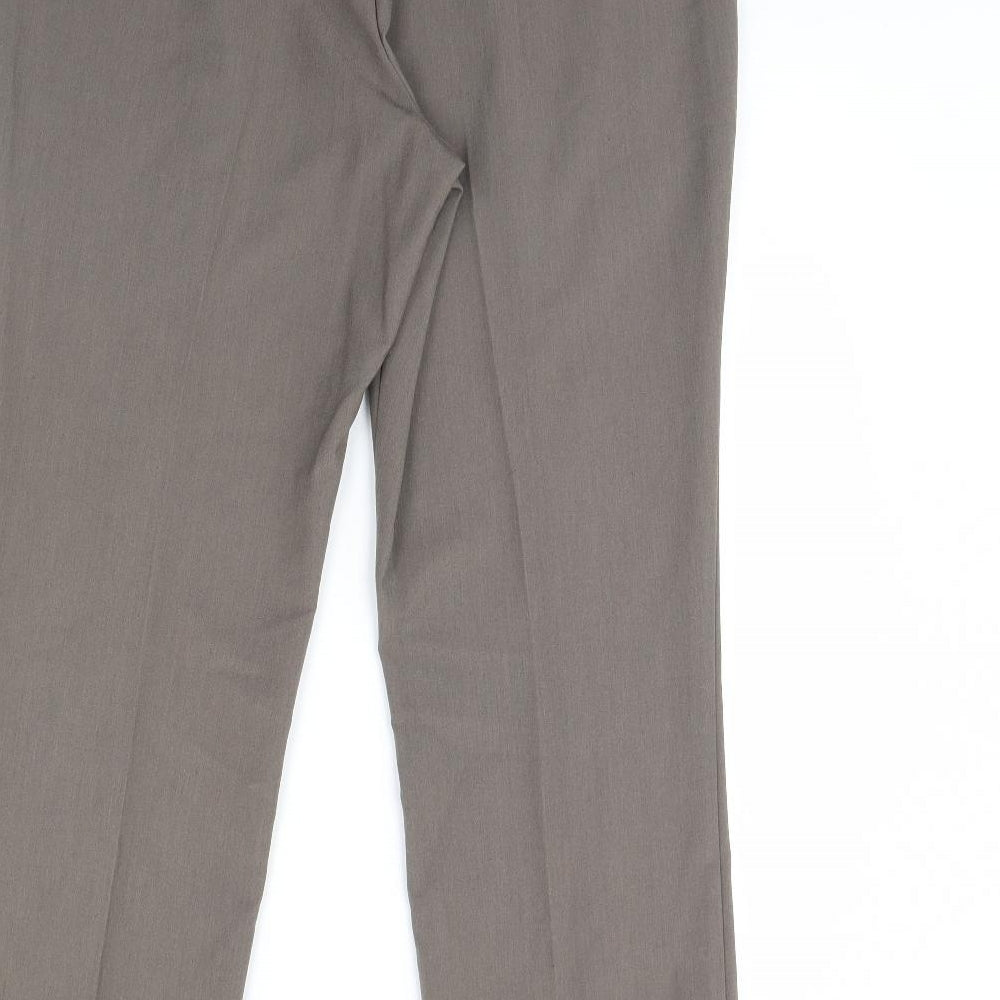 Bonmarché Womens Brown   Trousers  Size 14 L29 in
