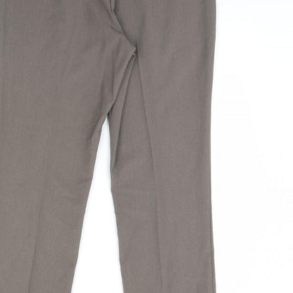 Bonmarché Womens Brown   Trousers  Size 14 L29 in