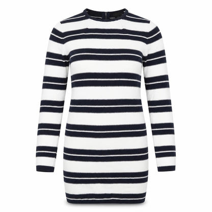m&s Womens White Striped  Mini  Size 10