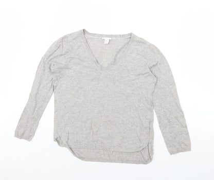 Womens UK Size S H&M Grey Pullover Jumper