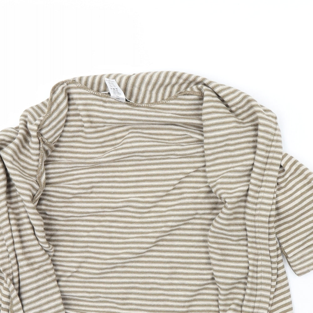 George Womens Brown Striped  Jacket  Size 12