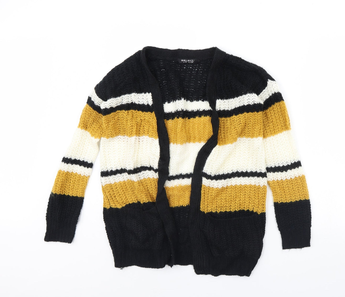 Womens UK Size 10 Select Black Cardigan Jumper