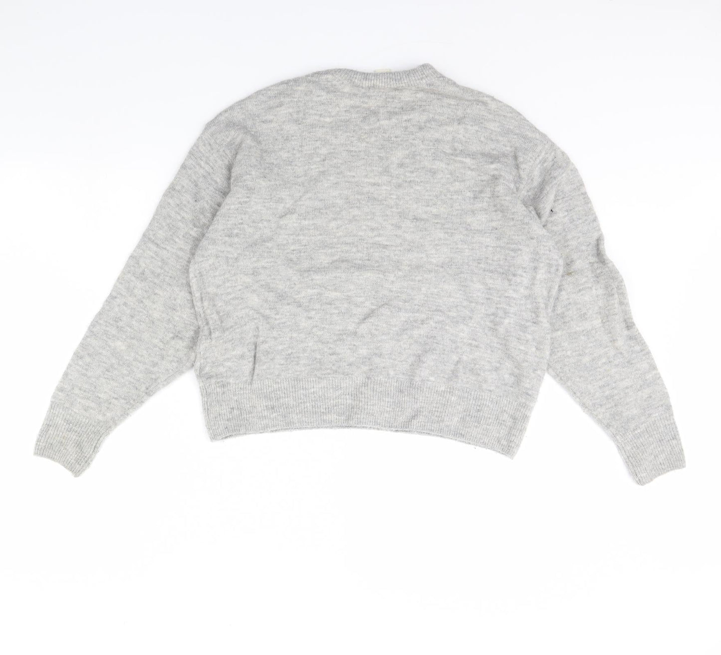 Womens UK Size XS H&M Grey Pullover Jumper